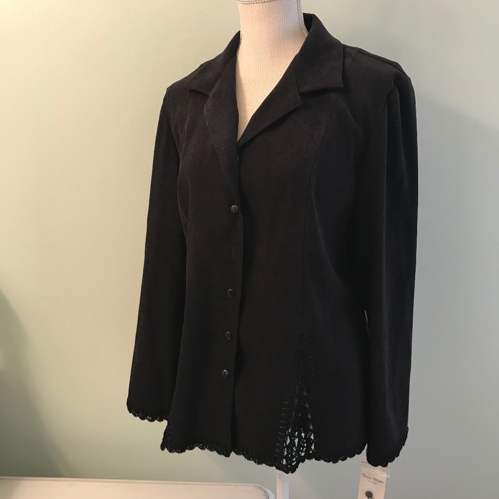 NWT Nicole Studio black jacket